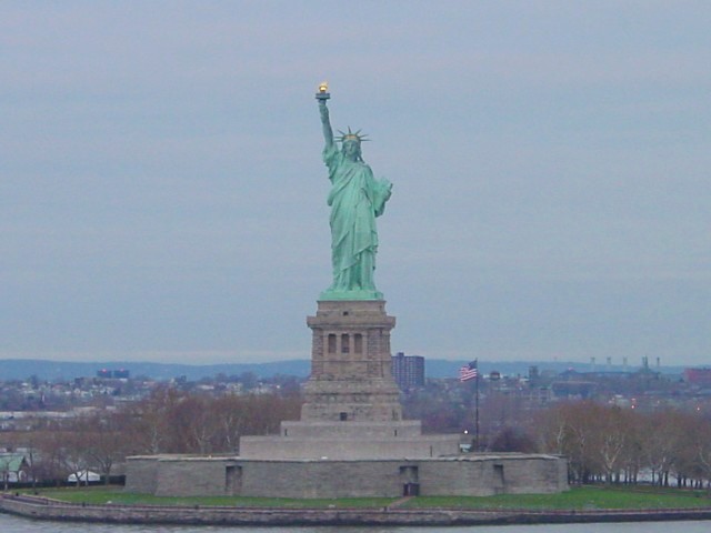  Cruise return to New York City Statue of Liberty