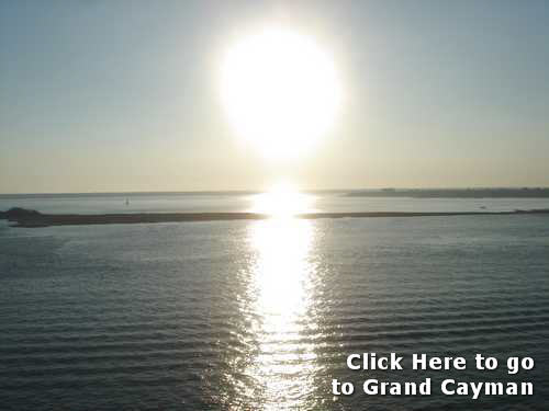 Clear view of Charleston Sunset